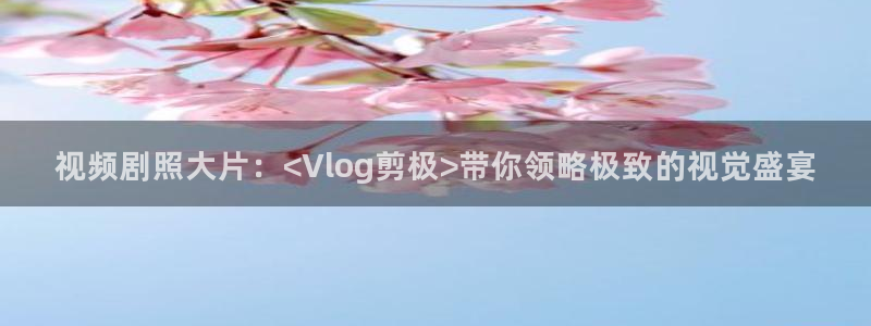 糖心地址：视频剧照大片：<Vlog剪极>带你领略极致的视觉盛